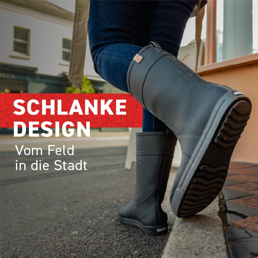 DUNLOP Amsterdammer – Stylische, wasserdichte Damen‑Gummistiefel im modernen Design – Mittlere Schafthöhe – Bequem, leicht & langlebig für den täglichen Gebrauch – Größe 36–42