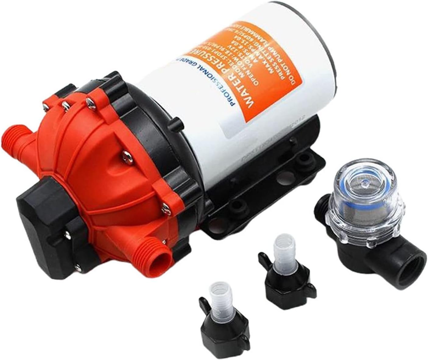 Adjustable Small Submersible Pump 24V 60psi 55-Series Diaphragm Water Pressure Pump Boat Accessories