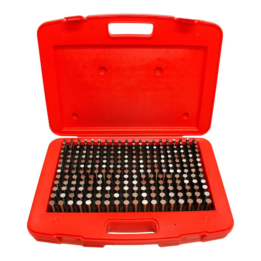 Prolinemax 250 Pc Plus 0.251-0.500'' M2 Steel Pin Gage Set Gauge Set Metal Steel Plug