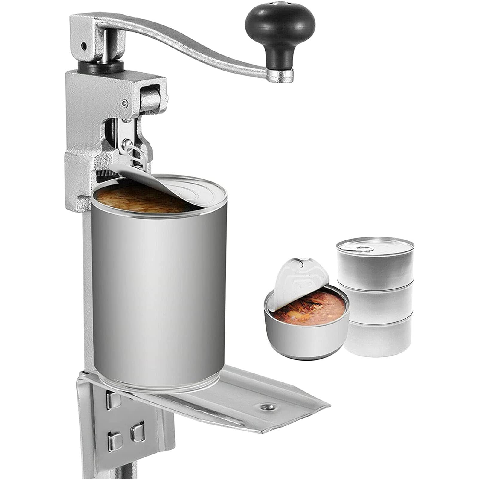 Abrelatas Comercial, Abrelatas De Banco Industrial De 19 Pulgadas, Abrelatas De Lata De Acero De Alta Resistencia, Abrelatas De Acero Inoxidable De Banco Grande, para Restaurantes, Hoteles