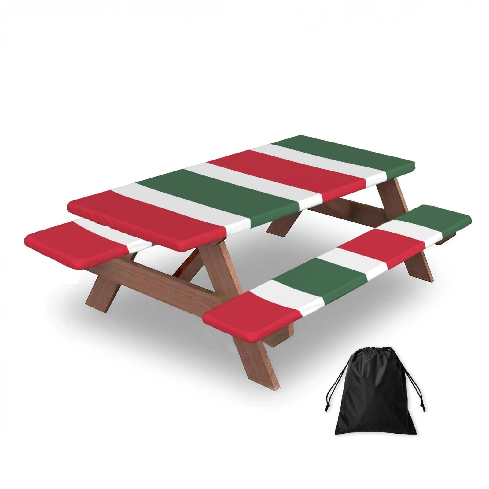 Flag of Hungary Rectangular water-repellent picnic tablecloths, outdoor camping, picnic, BBQ