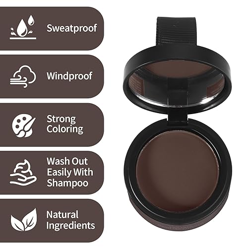 Miniatura 9 de Waverloo Magic Root Cover Up oculta al instante la frente alta y la pérdida de cabello, sudor y polvo impermeable para retoque de raíces para