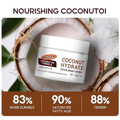 Natural Coconut Oil Formula, Deep Moisturizing, Smooth Skin, Suitable For Dry Skin