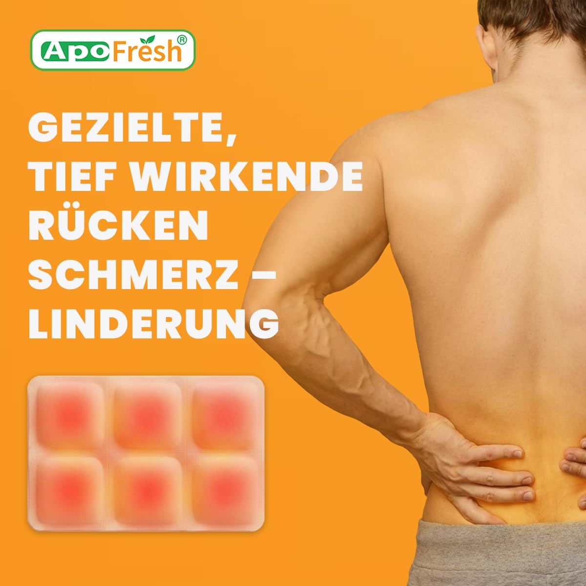 Universal Wärmepflaster – 3er XXL-Pack – 12h Tiefenwärme gegen Rückenschmerzen & Verspannungen – Medizinprodukt, Rückenpflaster Schmerzen selbstklebend für Rücken, Nacken, Schulter & Hüfte