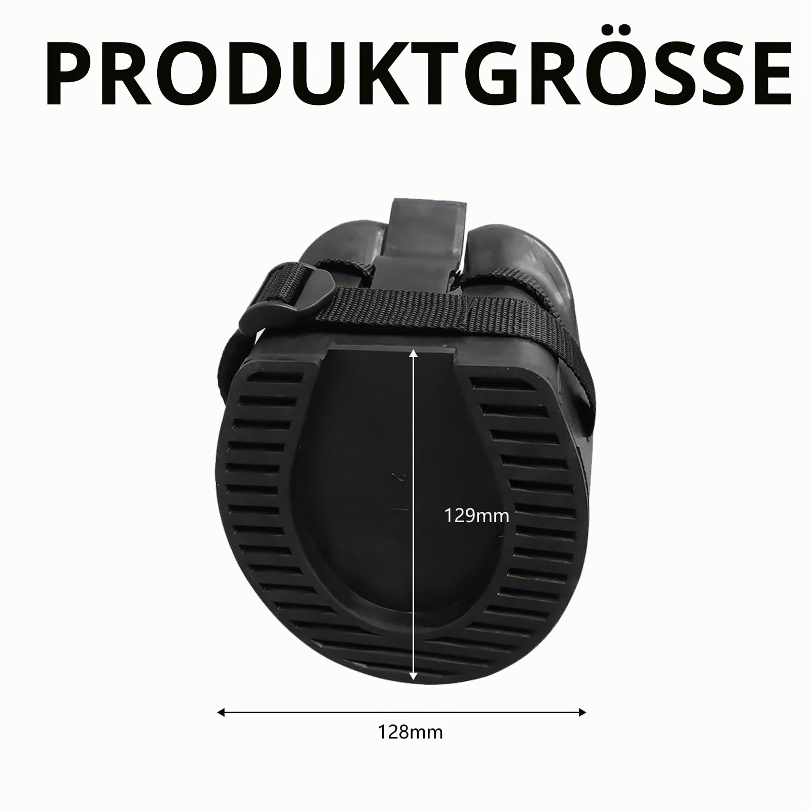 1 Paar Gummi Hufschuhe, Hufschutz für Pferde, Gummi Pferdestiefel Rutschfeste Schutzschuhe für Verletzte Hufe, Wundversorgung Entworfen für Anti-Rutsch und Verletzungsunterstützung (S)