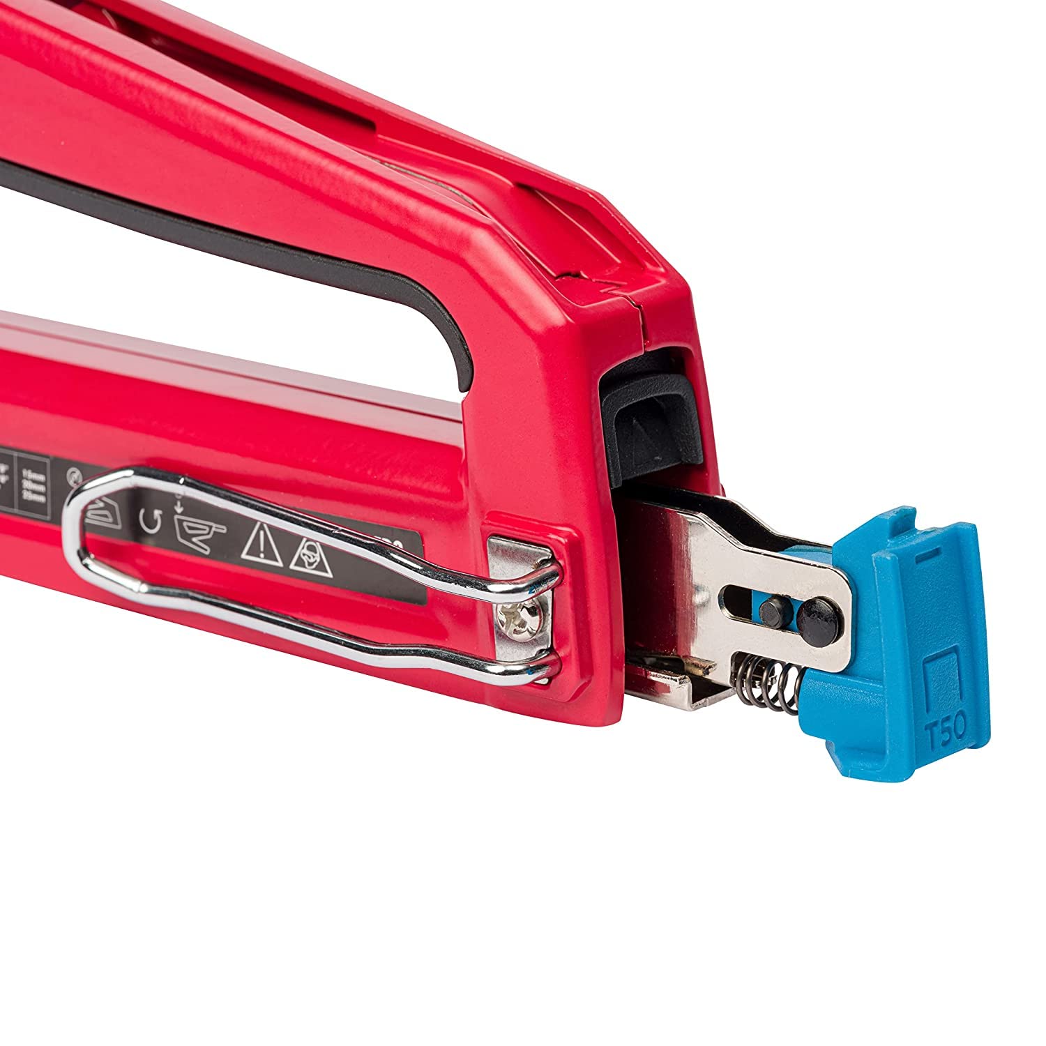 Arrow T50RED2 2-in-1 Heftpistole und Nagler für Polster, Rahmen, Isolierung, Handwerk und Möbel, Rot