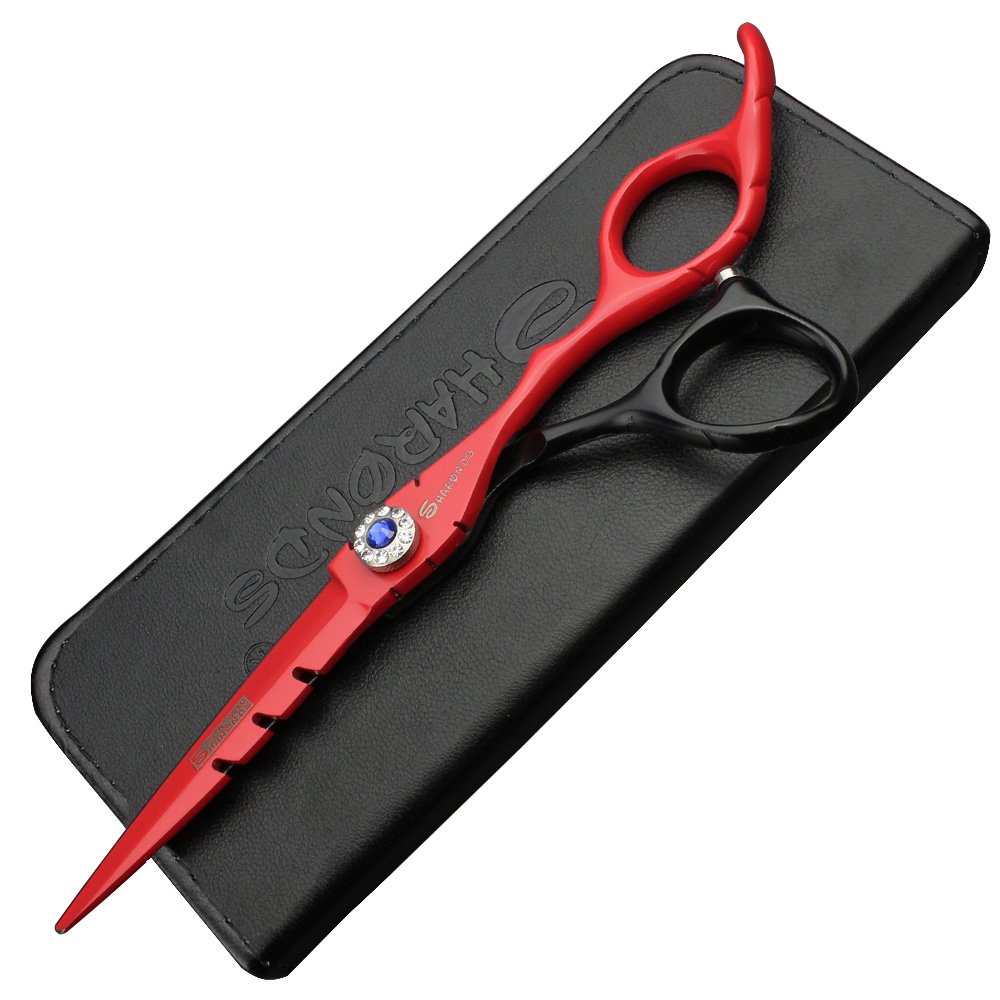 Tijeras profesionales de peluquería de 15,24 cm de 440C de corte y adelgazamiento de pelo (juego de tijeras)
