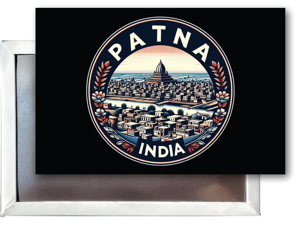 Patna India Souvenir Destination 2x3-Inch Fridge Magnet Single