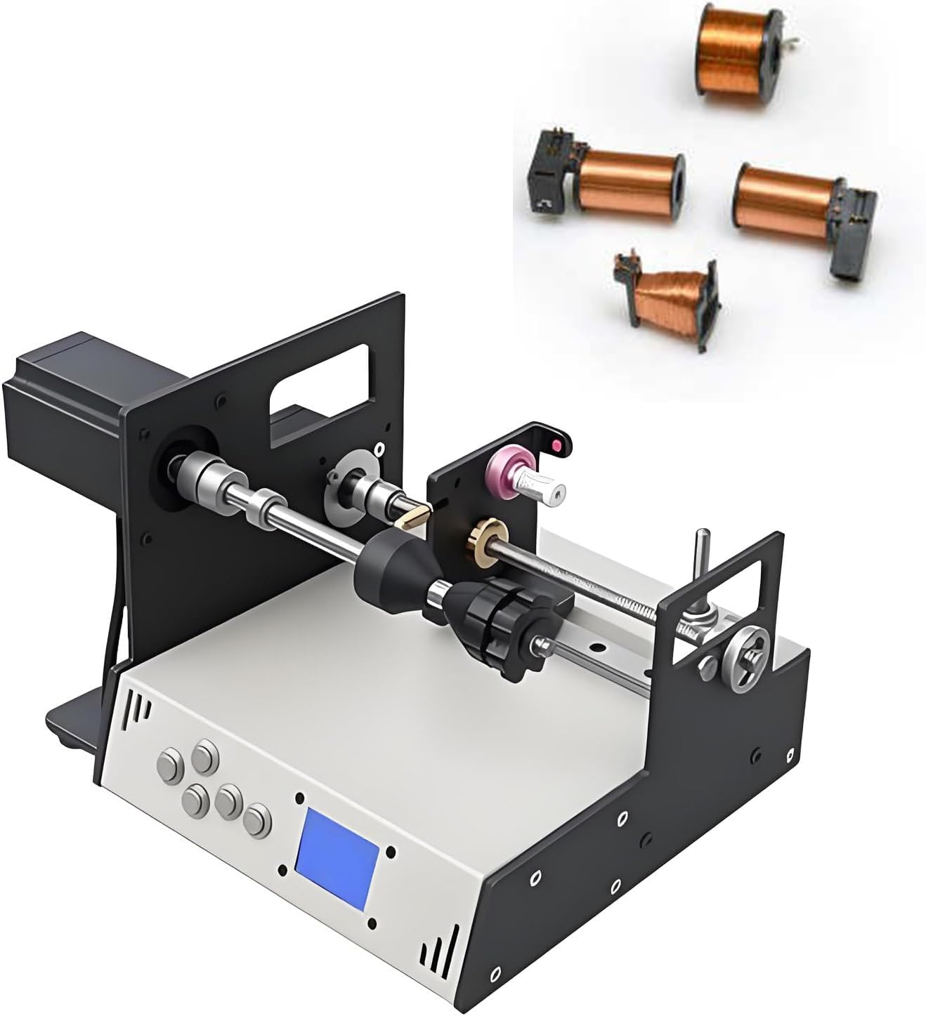 Cable Wiring Coil Winding Machine, Automatic Tube Amplifier Winding Machine, Industrial Grade Coil Tape Fishing Line Winder