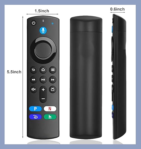Vista 7 de Nuevo control remoto de voz de repuesto para TV Stick 4K, forTV 3rdGen, forTV Stick/4K Max/3ª generación/2ª generación, Lite, Cube