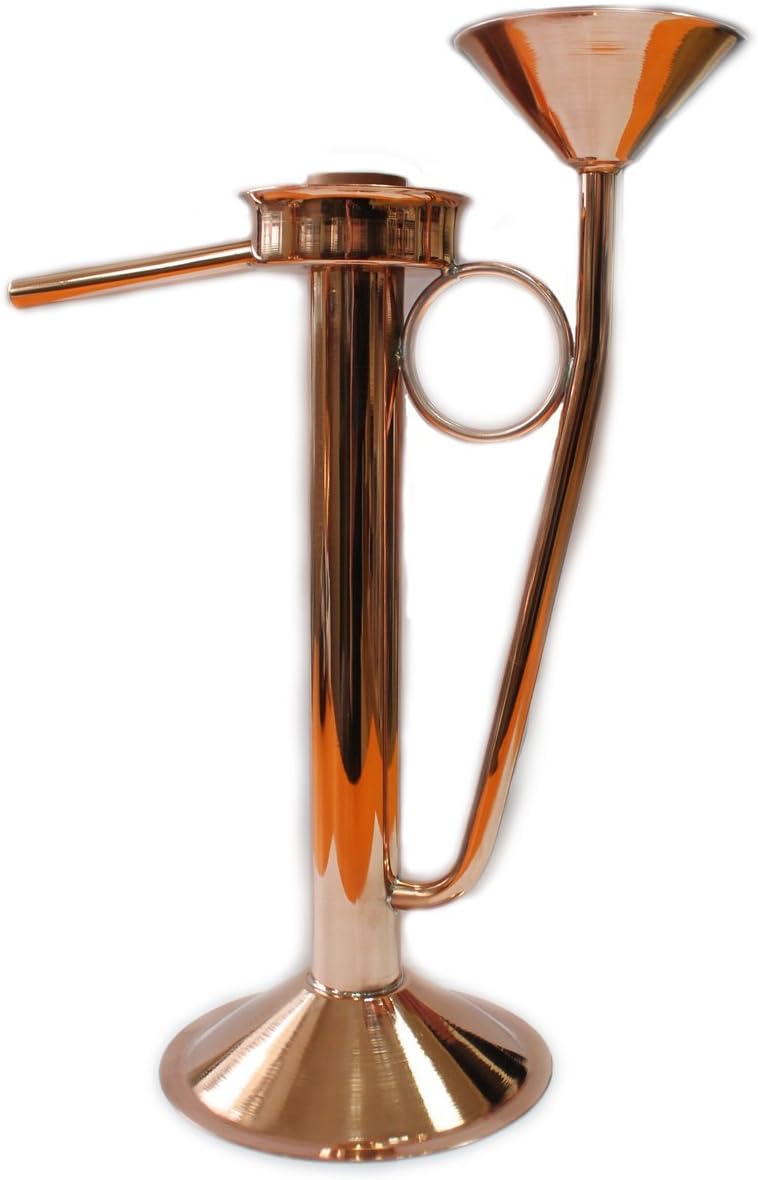 Copper Moonshine Parrot spout Distilling Universal Moonshine Alcohol (9.05" Wx11.81" Hx 4.72L, Copper)