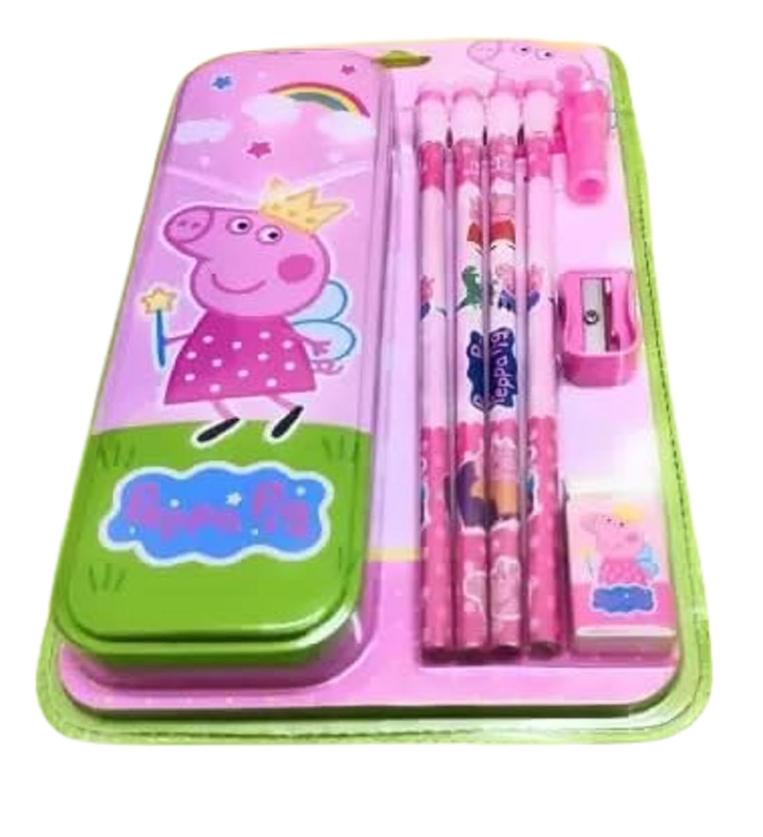 See full amazon price history chart for Rockjon Random Pepaa Pig Art Pencil Box (Set of 1) Peppa Pig Art Metal Pencil Box (Set of 1, Multicolor) Rockjon Random Pepaa Pig Art Pencil Box (Set of 1) Peppa Pig Art Metal Pencil Box (Set of 1, Multicolor) (B0CPVYZJ9Q) Amazon Price History, Amazon Price Tracker