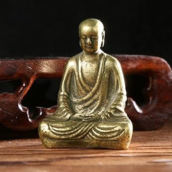 Amazon.co.jp: 76g 仏像 高僧 空海 弘法大師 真鍮 仏教美術 密教
