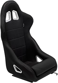 AutoStyle Sport seat 'K5' - Black - Non-reclinable back-rest - incl. slides