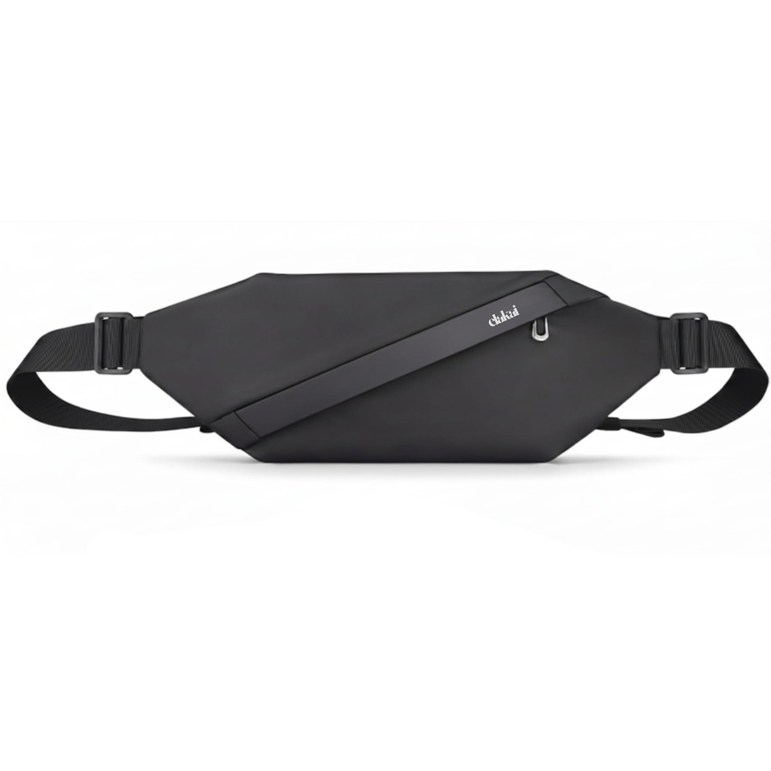 ELAKAI 3L Bauchtasche & Sling Bag Schwarz | Kleine Crossbody Bag Schultertasche für Damen Herren Männer | Anti-Diebstahl, Wasserdicht | Sport Festival Wandern Laufen