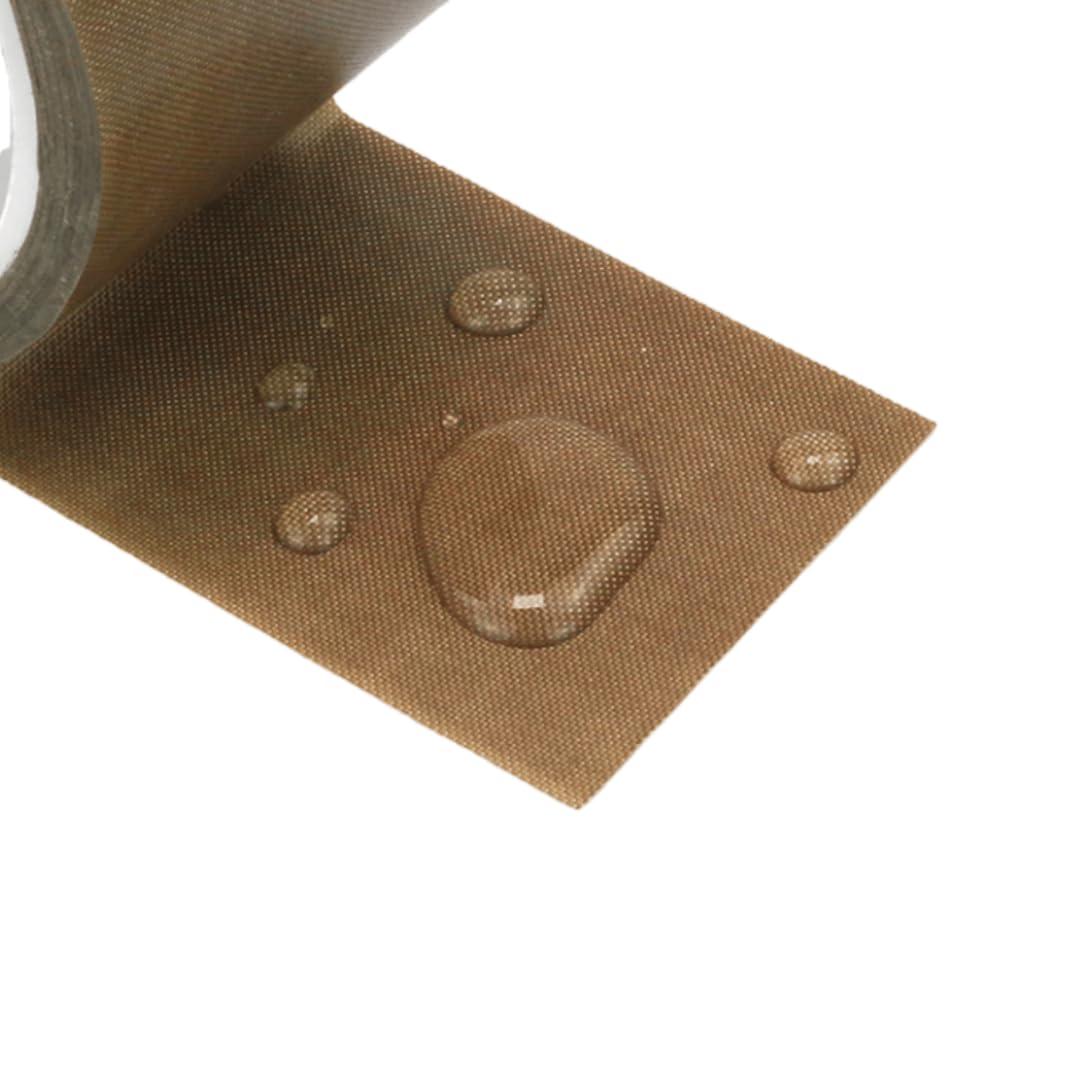 MUZIT Cinta de teflón, grifo fibra vidrio recubierto PTFE, cinta for máquinas sellado Aplicaciones eléctricas -80 ℃ a +260 Tamaños 8-200 mm x 50 m(18mmx50m)