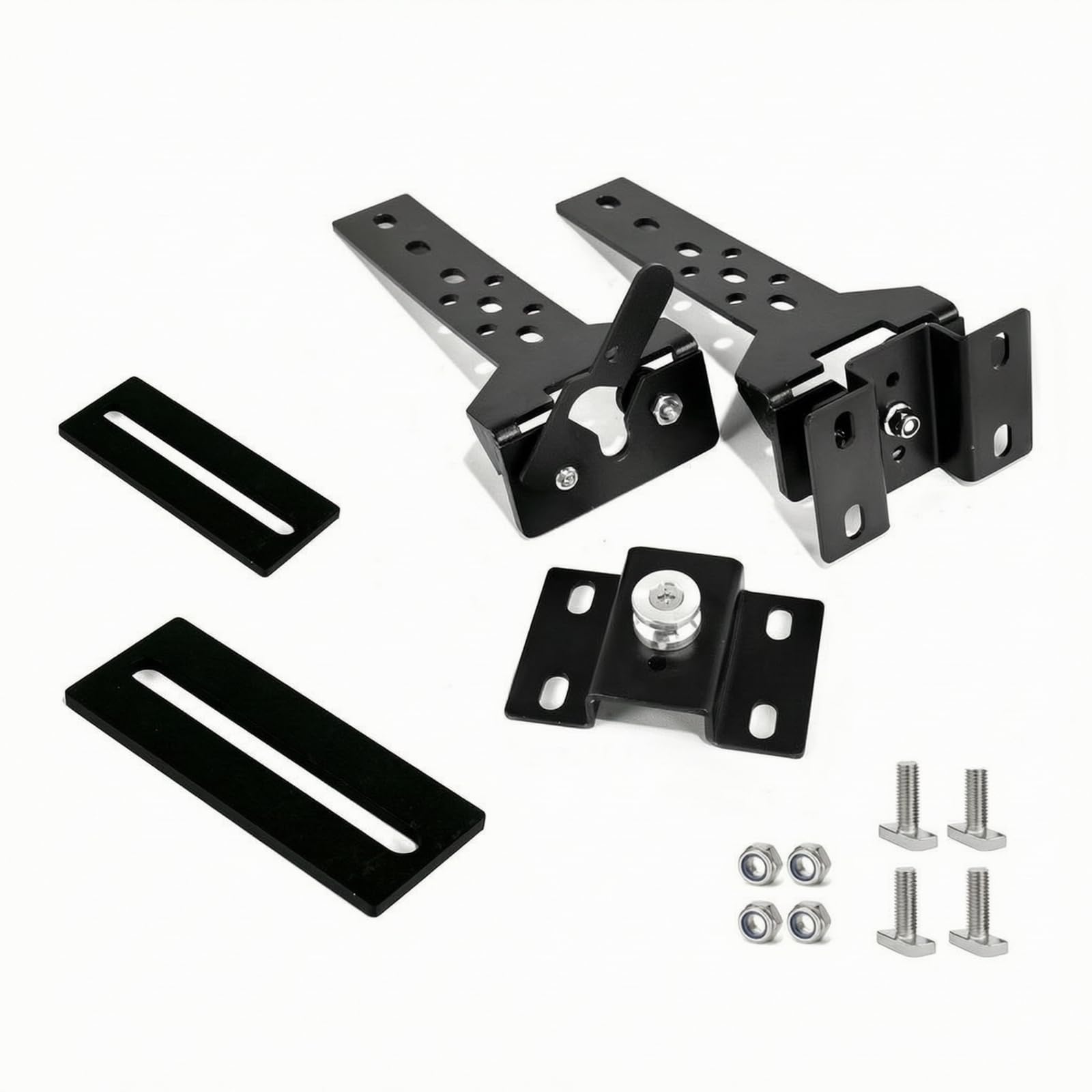Gralara Soportes para Toldo para Portaequipajes | Acero Inoxidable, Soportes Toldo Coche, Ajustable, Camping, Campistas, Viajeros, 2 Separadores