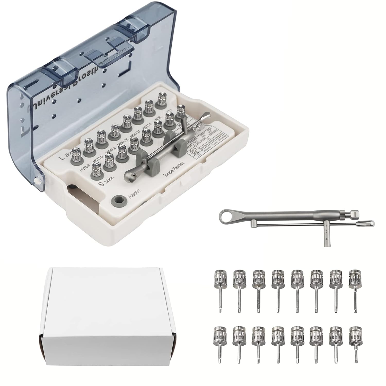 16PCSインプラントトルク インプラントネジ ドライバー ツールセット