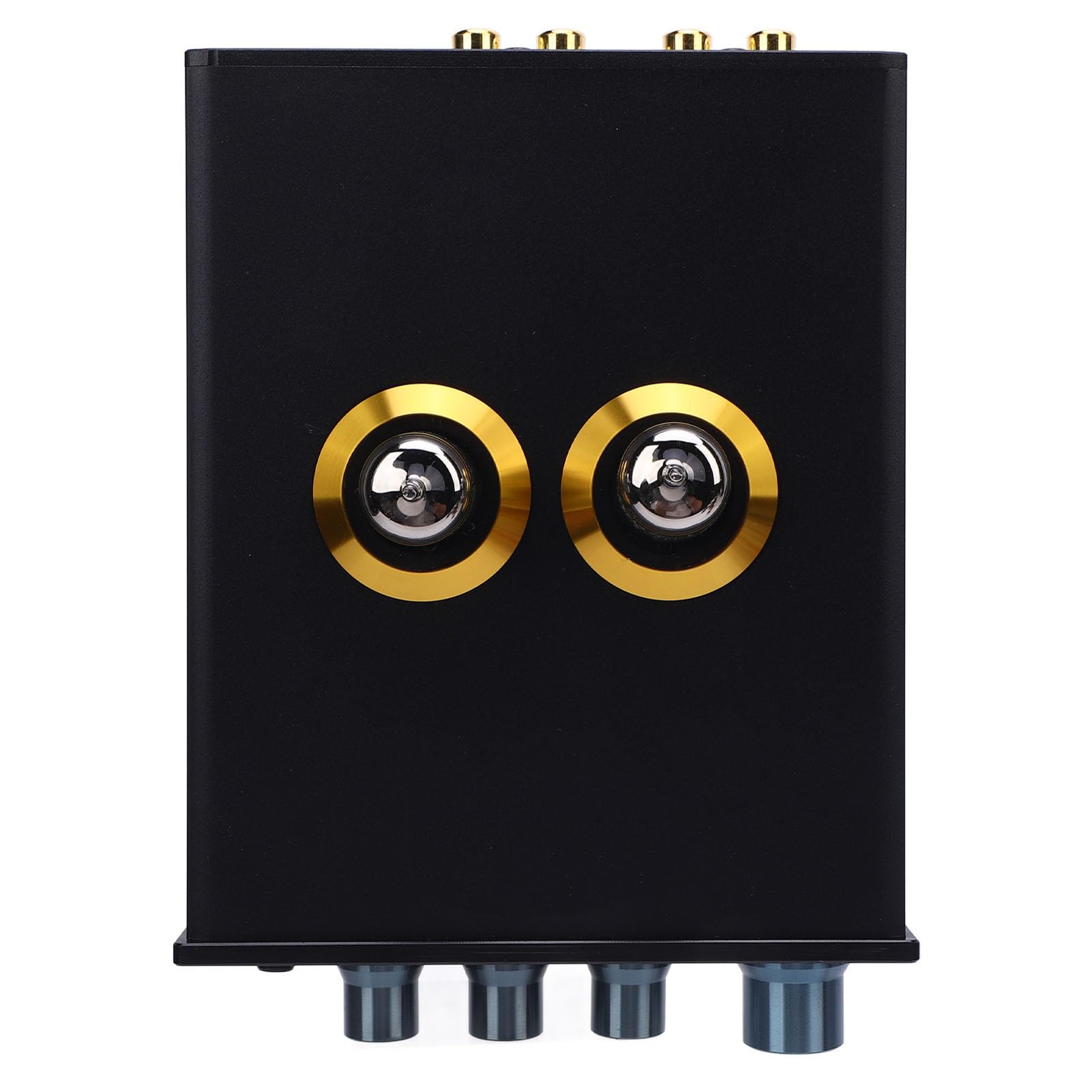 Jeffergarden Preamplificatore Phono a Tubo, Amplificatore Cuffia HiFi Stereo con Controllo Toni per Impianto Domestico, Ricevitore Bluetooth 5.0 (Spina europea)