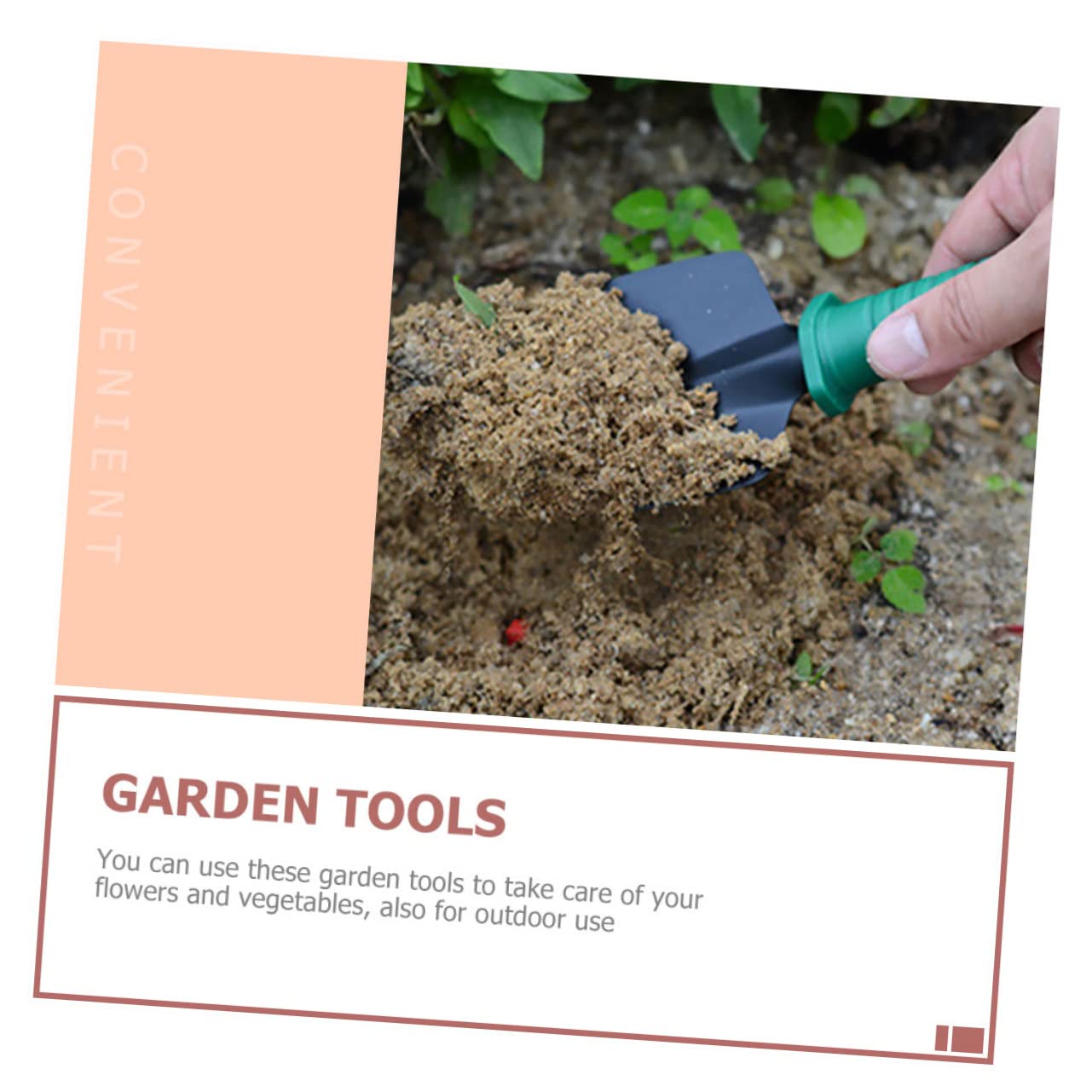 Toyvian 1set Da Giardinaggio Portatile Custodia Include Rastrello Cesoie e Spruzzatore Kit Pratico Per La Delle Piante e La Coltivazione All