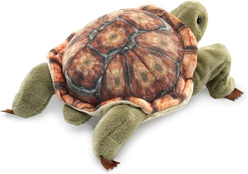 Miniatura 2 de Folkmanis Mini marioneta de dedo de tortuga, multicolor