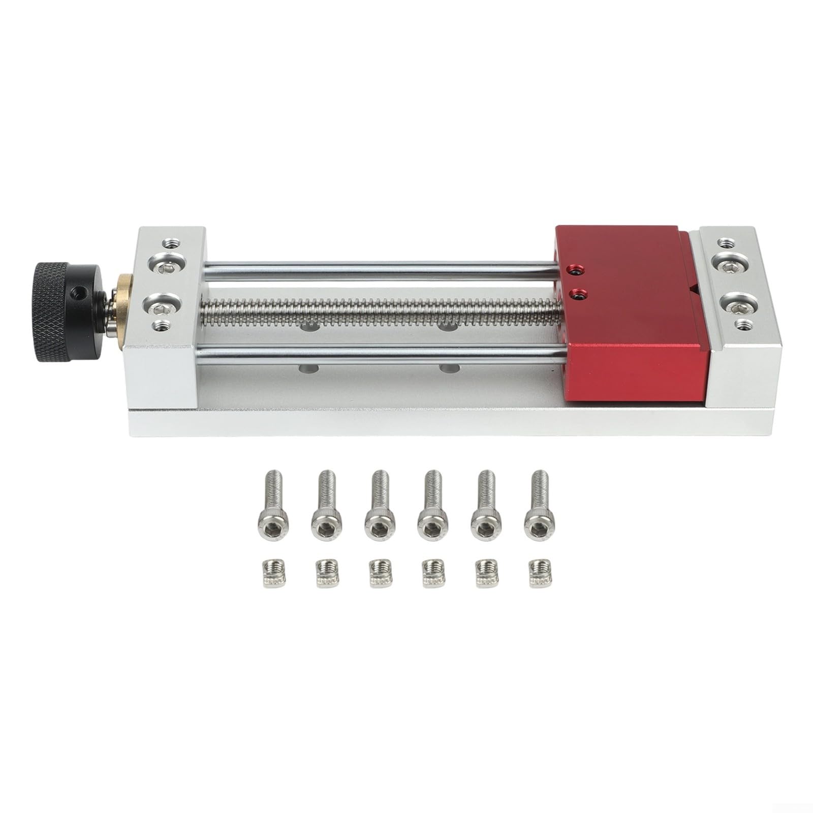 Tornillo de banco LTY-59100 para máquina de grabado de perforación CNC, mesa de soldadura pequeña de aleación de aluminio con ranura para fijación de PCB y trabajo hecho a mano