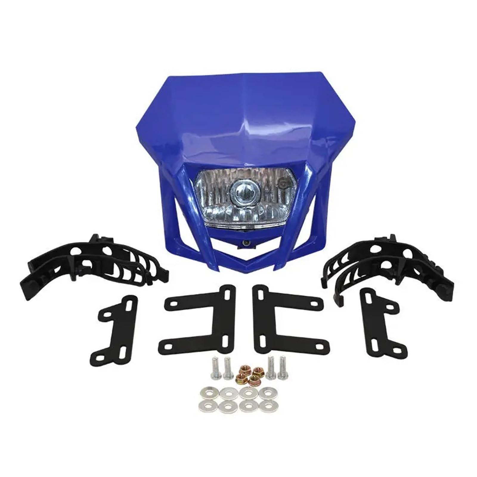 Phare Moto LED Plaque De Phare Moto Pour CRF 150 230 Pour XR Pour YP20 2016-2023 Carénage Double Sport Dirtbike Enduro Motocross(Blanc)