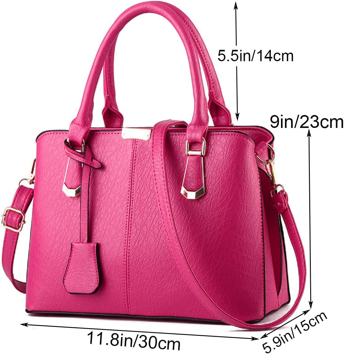 XingChen Purses and Handbags for Women Fashion Messenger Bag Ladies PU Leather Top Handle Satchel Shoulder Tote Bags