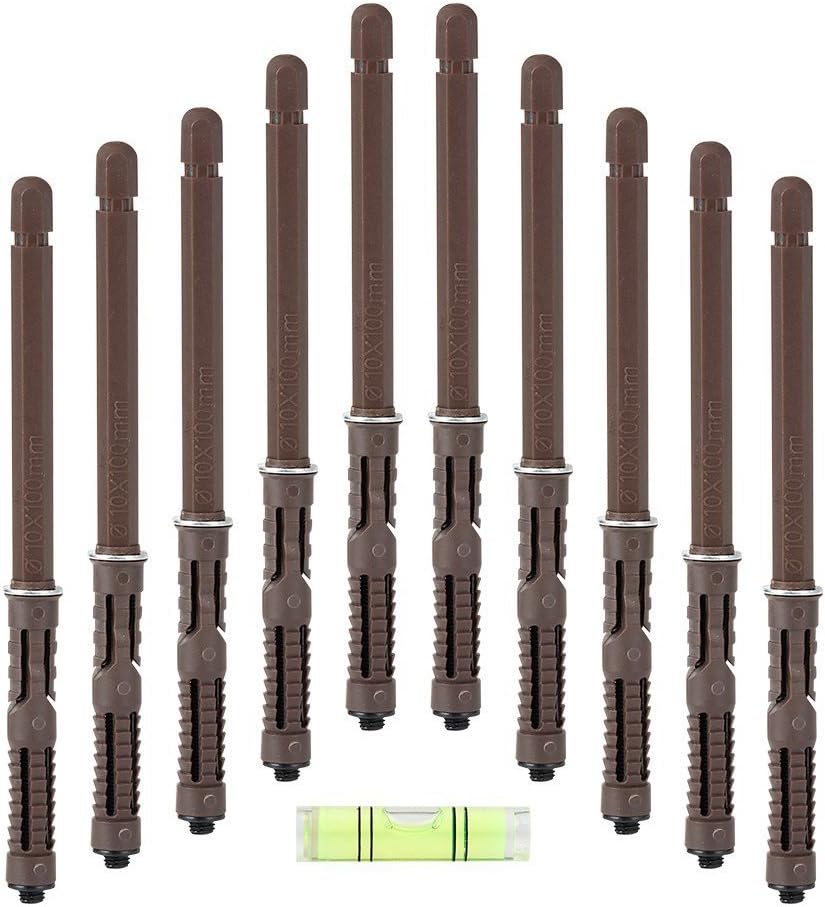 BAKTOONS Concealed Floating Shelf Bracket, Blind Shelf Supports Hardware Heavy Duty Shelves Brackets for DIY Invisible Wall Mounts Custom Shelving Wood Shelves 10PCS
