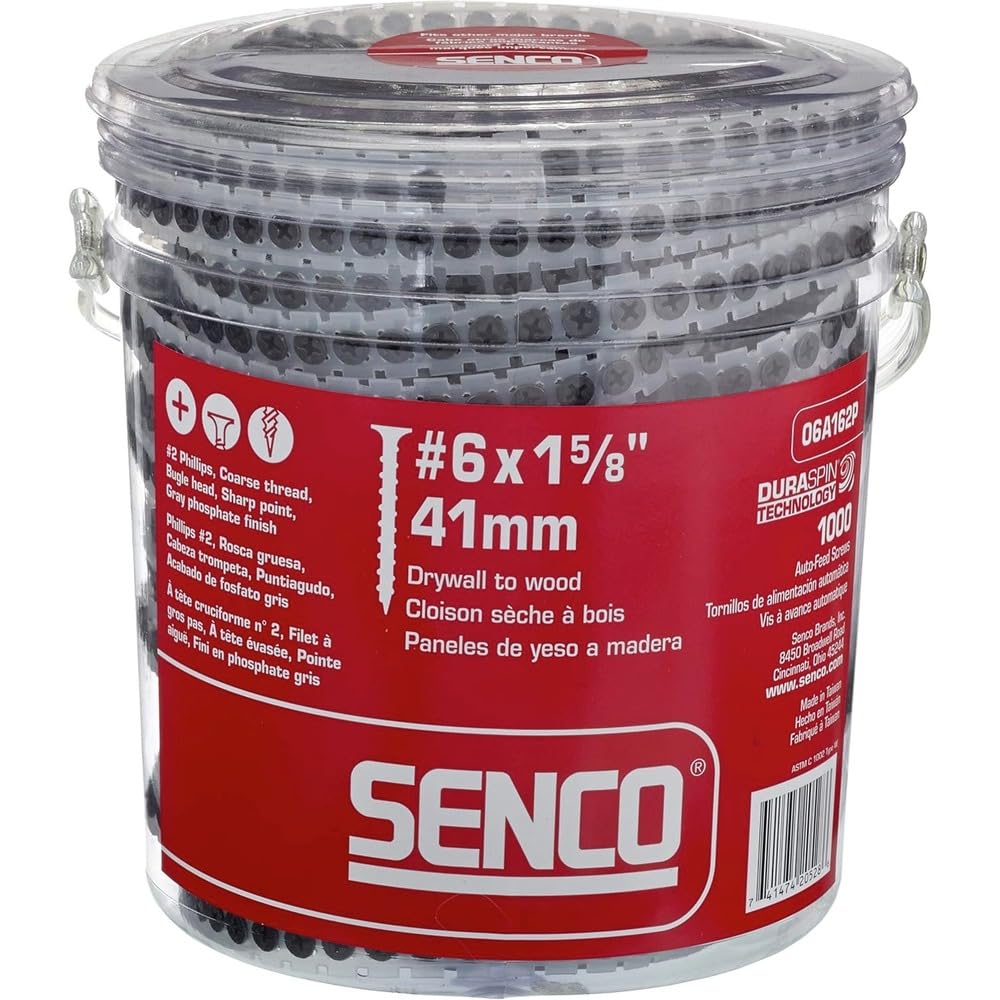 Vis drywall to wood screw pour pose rapide de placo sur tasseaux bois