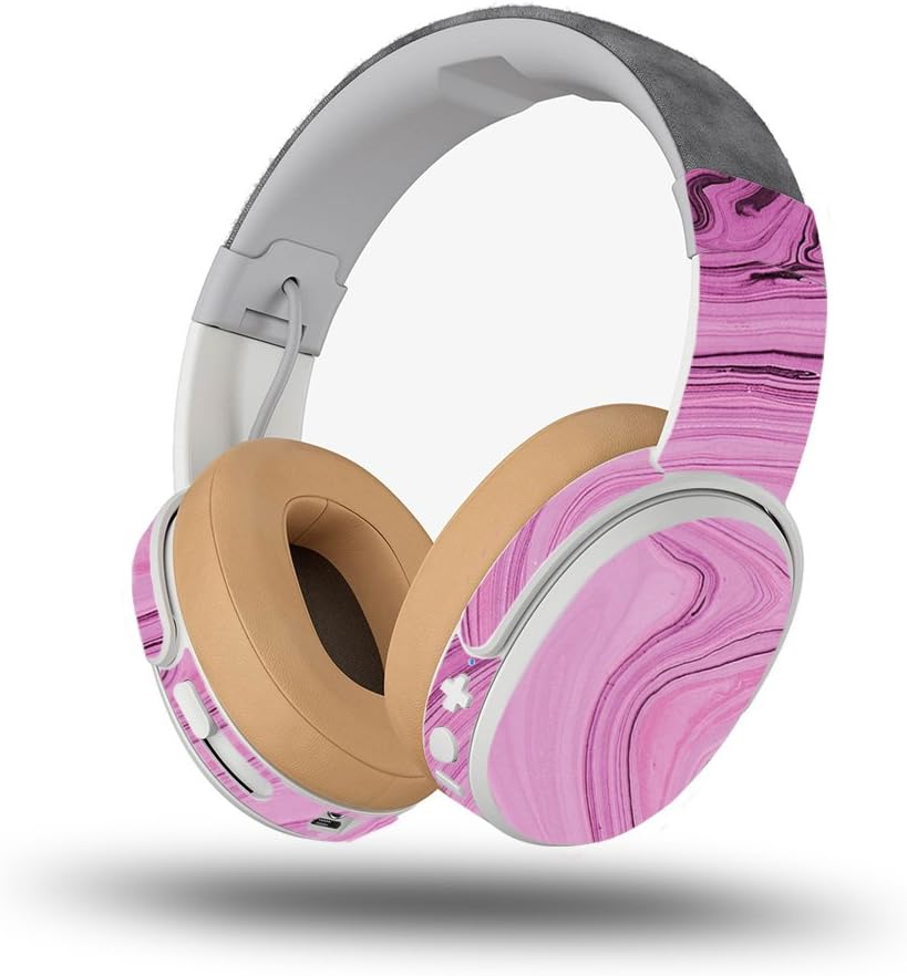MightySkins Skin Compatible with Skullcandy Crusher Wireless - Pink Thai Marble | Protective, Durable, and Unique Vinyl Decal wrap Cover | Easy to Apply, Remove, and Change Styles | Made in The USA