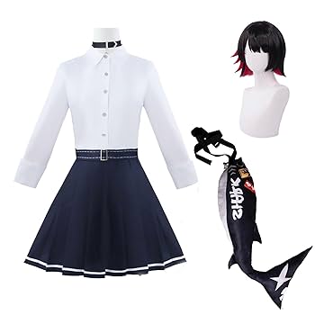 エレン・ジョー 制服 コスプレ衣装 【尻尾ウィッグ付き】 Amazon.co.jp: [YAYANA]エレン・ジョーコスプレ衣装 同人服 JK