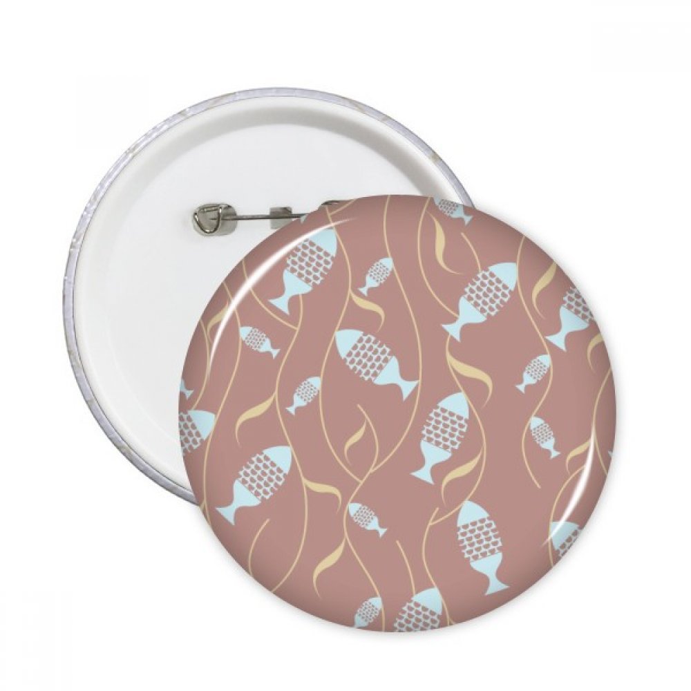 Badge poisson abstrait multicolore pour personnaliser un sac ou une veste en jean