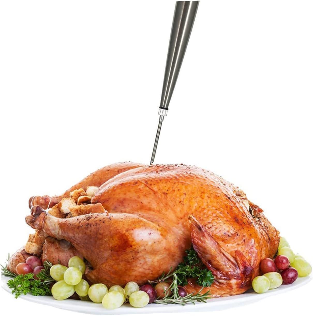 1 Set Turkey Marinade Injector Cooking Injector for Meat Oil Suction Pump for Flavor Enhancement Easy to Use for Thanksgiving Christmas and Daily Cooking