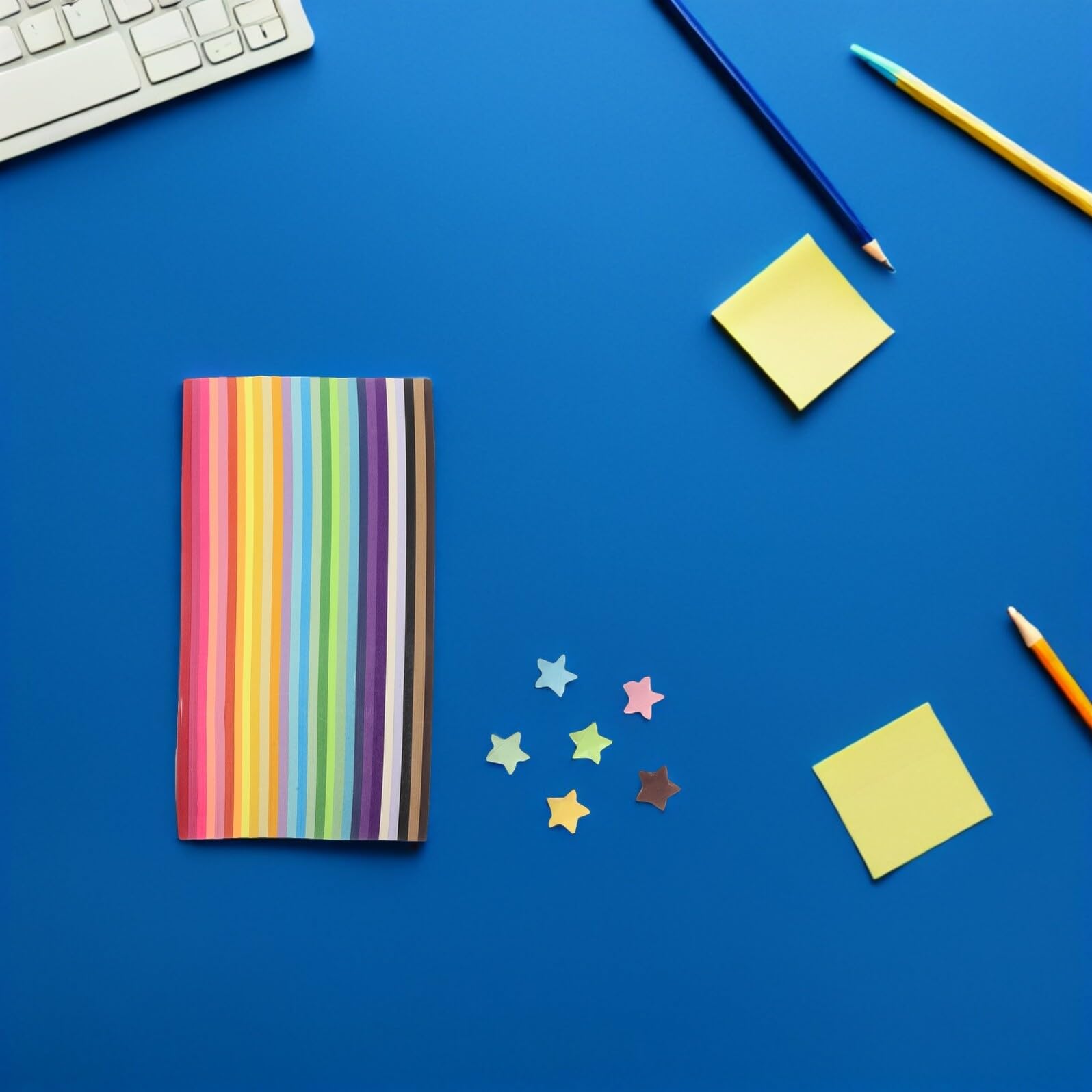 Tiras De Papel Para Plegar Estrellas De Origami 27 Colores, 4050 Tiras Diy Para Manualidades, Niños y Adultos, Arte Creativo Para Proyectos Escolares y Fiestas