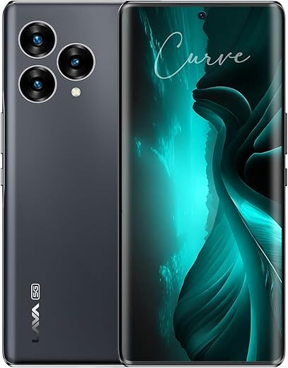Lava Blaze Curve 5G (Glass Iron, 8GB LPDDR5 RAM, UFS 3.1 128GB Storage) | 120Hz Curved Amoled Display |2.6GHz Dimensity 7050 6nm Processor | 64 MP…