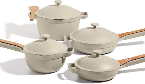 Cookware Set - Complete 13-Piece Set Including Always Pan 2.0, Mini Always Pan, Perfect Pot, and Mini Perfect Pot | Multifunctional, Toxin-Free Nonstick | Replaces 36 Pieces | Steam