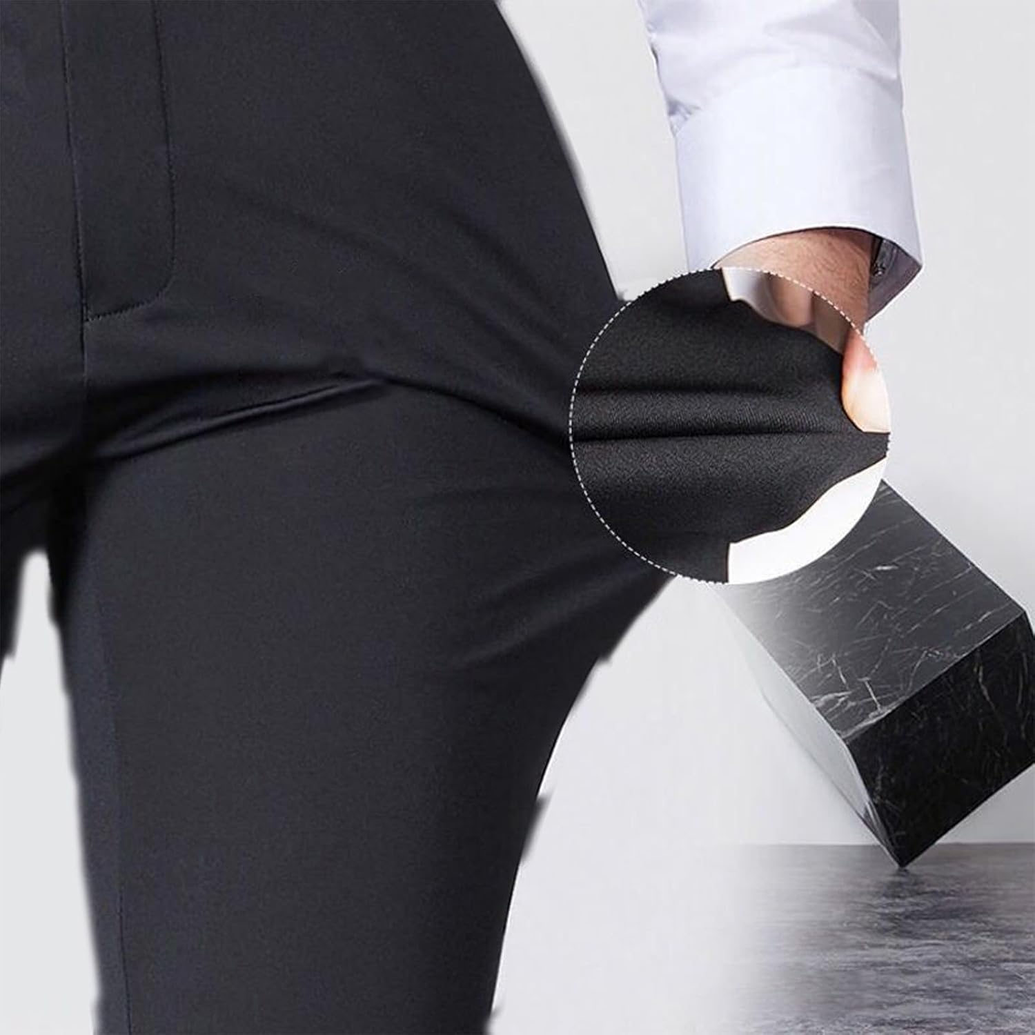 Business Casual Pants for Men Lightweight Summer Dress Trousers | Solid Color Bottoms，Workout Trousers,Office,Work,Business Casual,Meetings,Workplace,Travel,Vacation,Wedding，2026 Fall