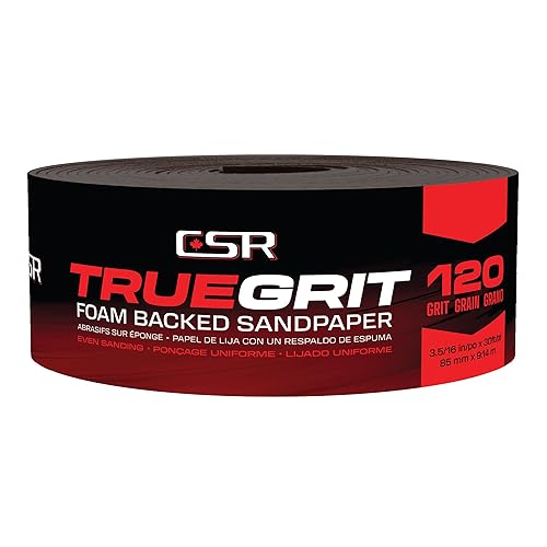 Miniatura 2 de Rollo de papel de lija CSR de esponja para paneles de yeso 3-516 "x 30' (grano 120)