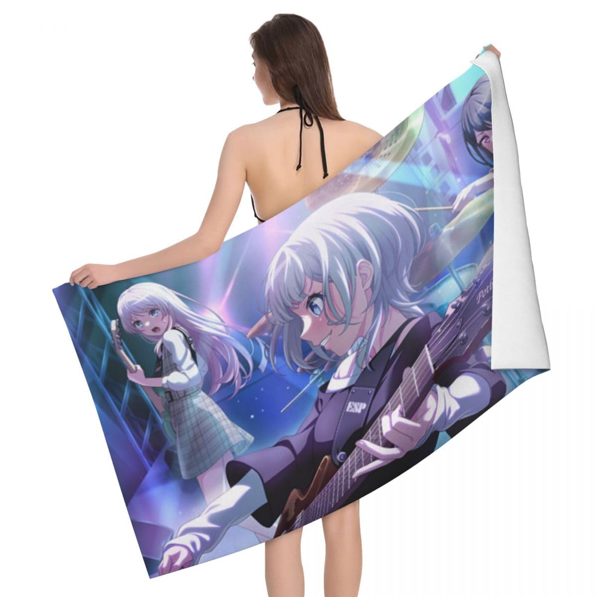 Amazon.co.jp: バスタオルバンドリ！ Bang Dream! 要 楽奈 (6) 大判