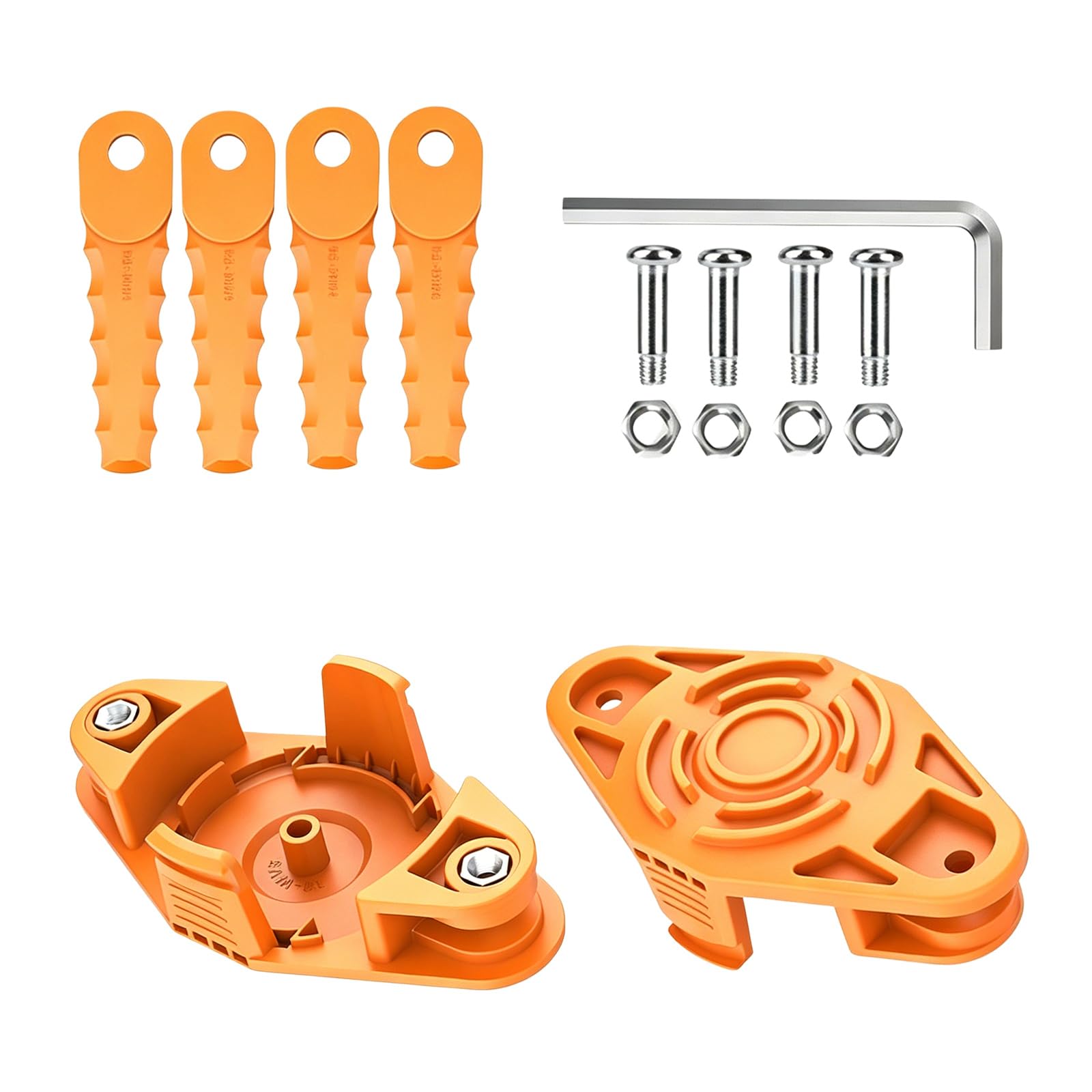 WA0004 WA0010 - Cuchilla de impacto para cortabordes Worx 20 V, batería WG169E, WG154E, WG157E, WG163E, WG122, WG150, WG151, WG152, accesorios para cuchillos de plástico, 24 hojas de alto rendimiento