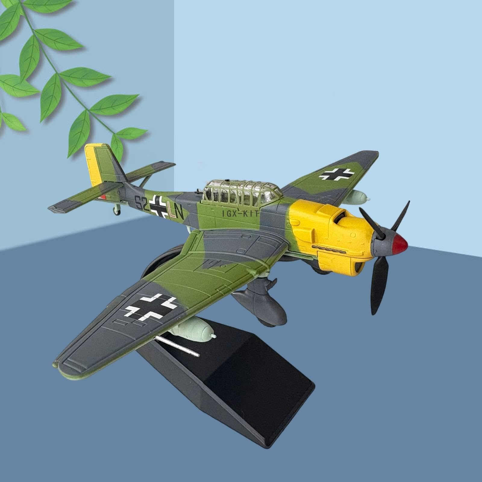 Kit di Modellismo di Un Aereo in 1:72. Kit di Modellismo di Un Aereo da Caccia. Ideale per Decorare Soggiorni E Case, Style a