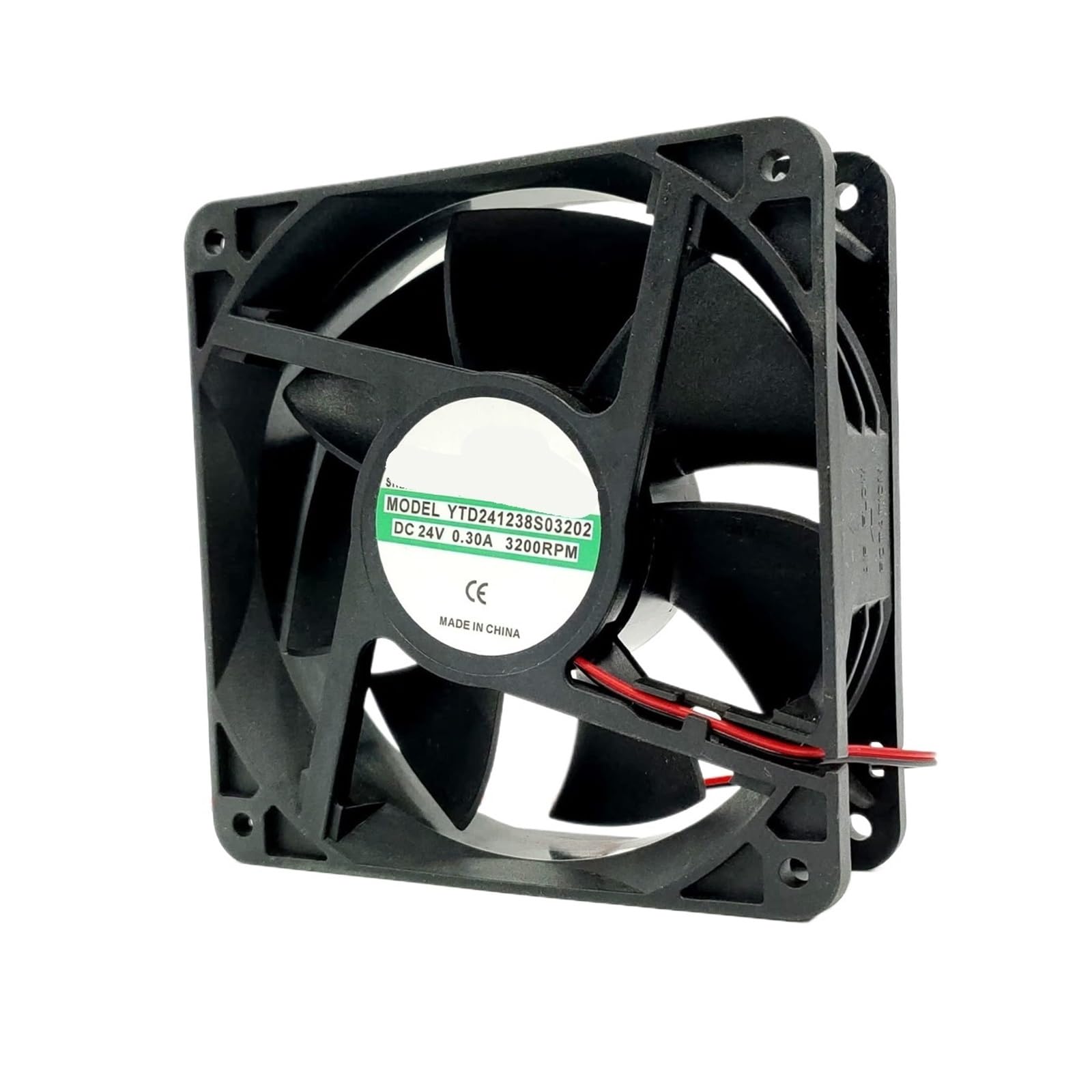 Ventilateur DC 24V YTD241238S03202 à fort débit d'air 120mm