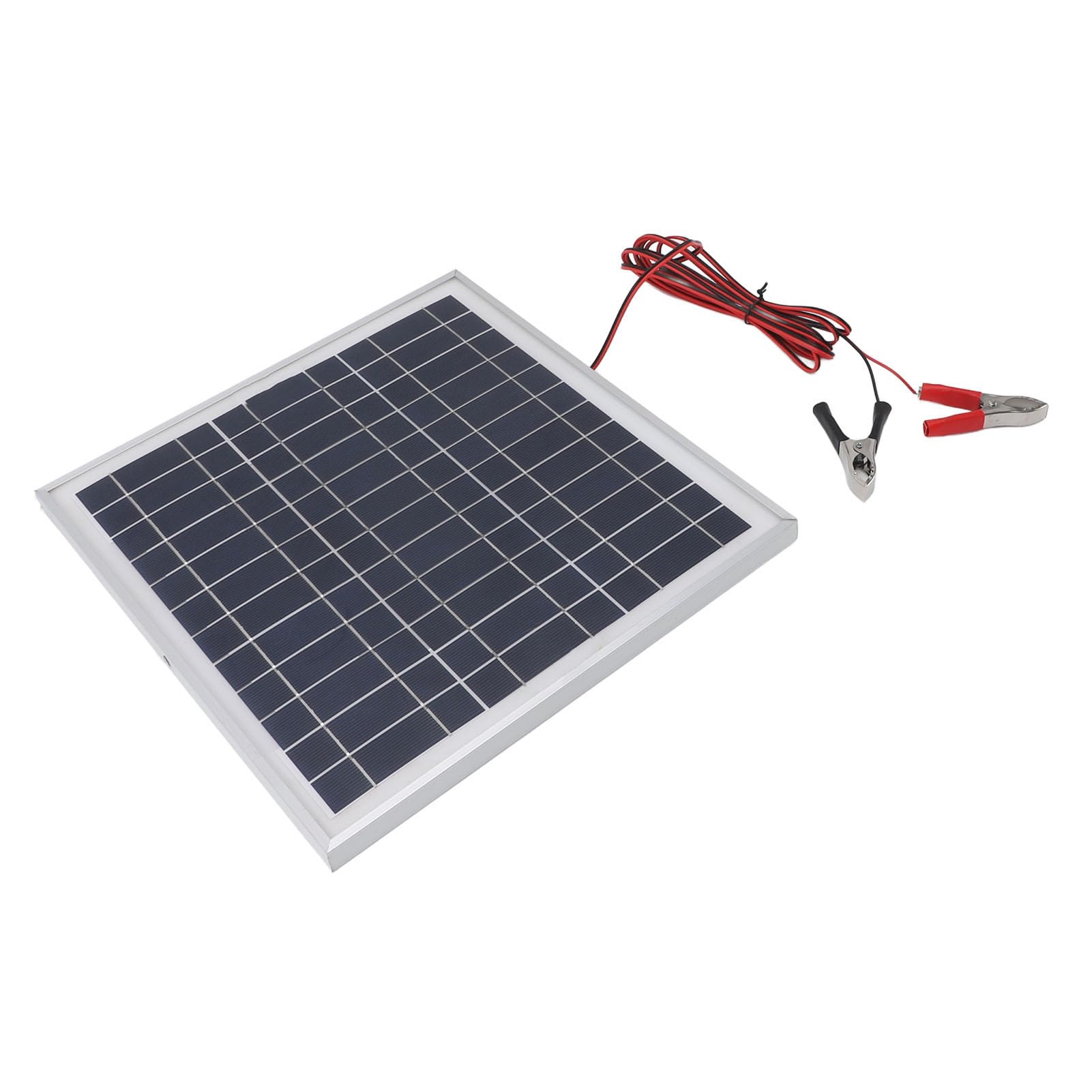 Panneau Solaire Portable 50W Monocristallin Cadre Aluminium Câble 3m Camping Car Randonnée Aventure Outdoor Voyage Energie Fiable