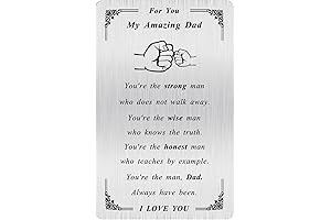 TGCNQ Card - Christmas Card for Dad With Wallet Card