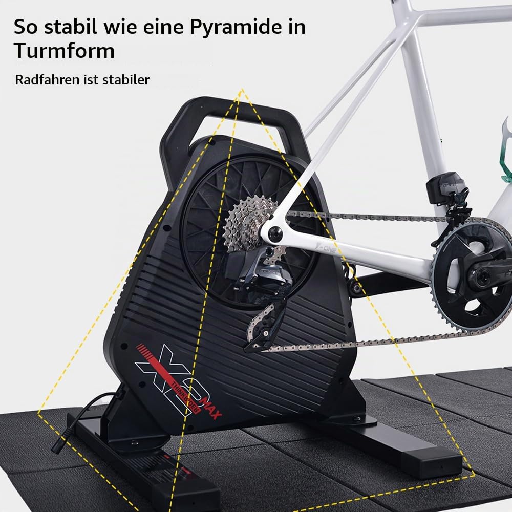 ThinkRider X2Max Smart Bicycle Trainer 18% Incline ANT+ & BLE