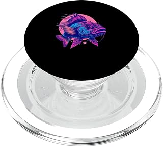 Monkfish Synthwave PopSockets PopGrip for MagSafe