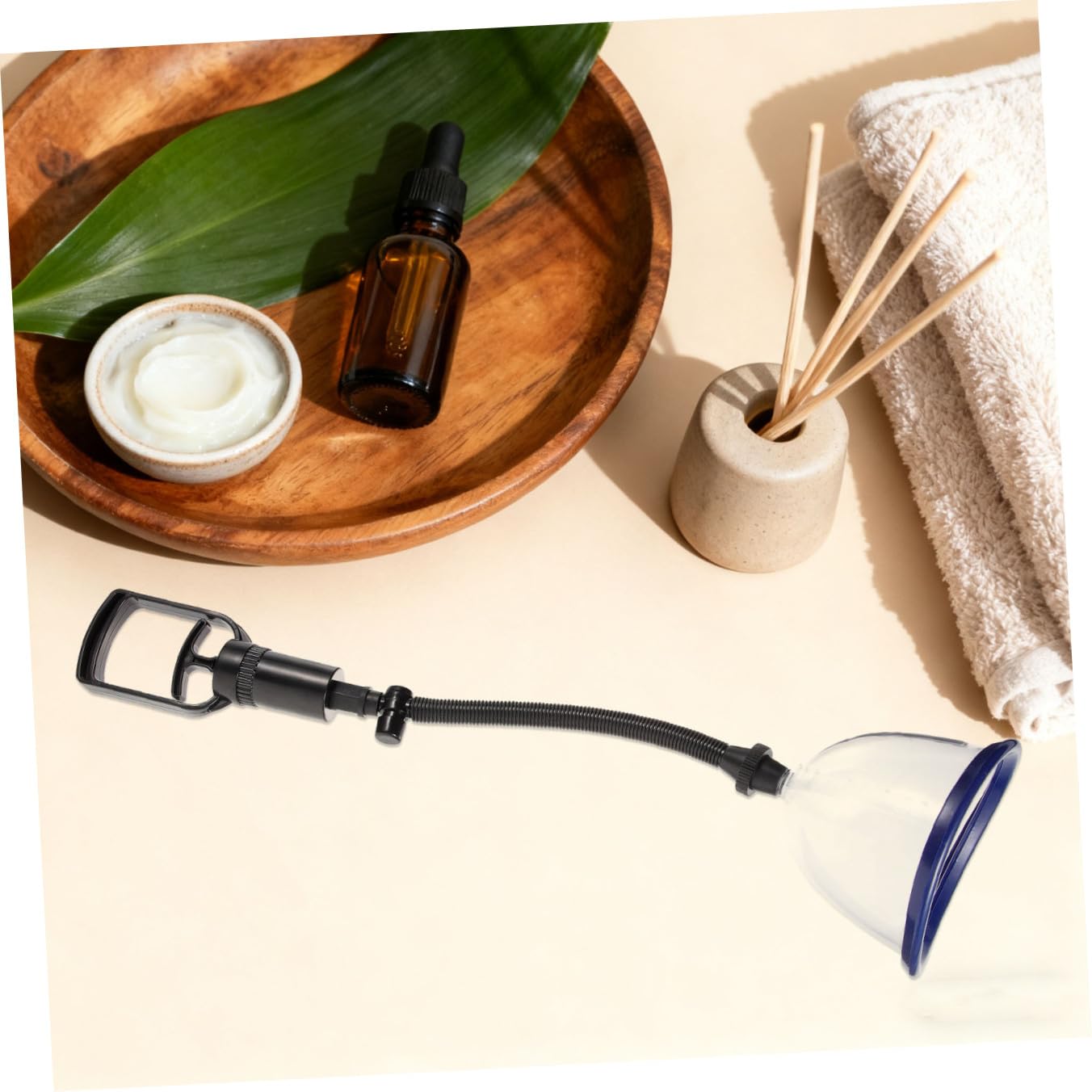 Manuels en Plastique et Caoutchouc, Ensemble de Massage à Tirage Manuel pour Spa à Domicile et Salon, Adaptés aux Points D'acupression