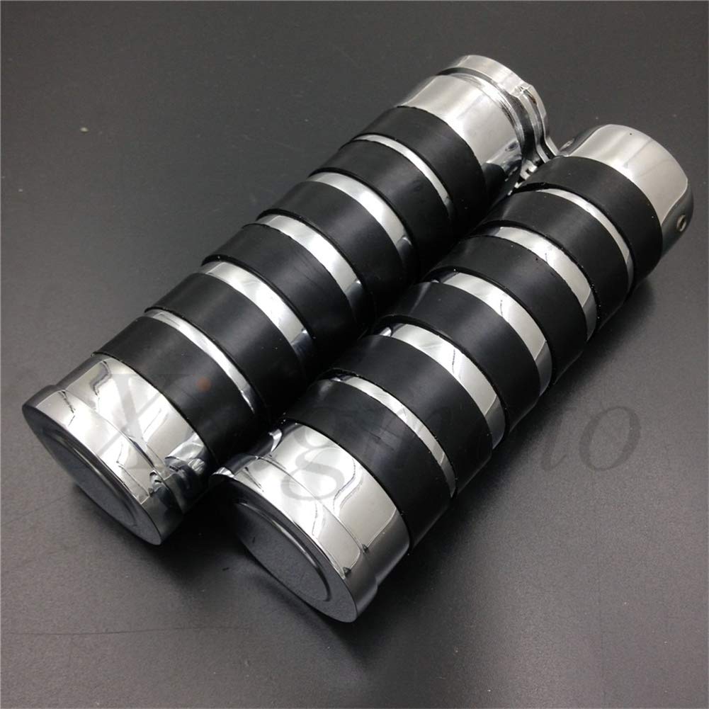 Puños de repuesto para manillar de motocicleta de 1" y 25 mm para Kawasaki Vulcan 800 Classic Drifter/ Magna 75/ para Harley Davidson FLHR Road King