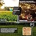 ATMUTO Solar Powered String Lights Solar Fairy Lights Patio Furniture, 10 Meters/33 Ft, 100LEDS/8 Modes, Waterproof Copper Wire Lighting for Indoor&Outdoor
